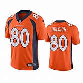 Nike Men & Women & Youth Denver Broncos #80 Greg Dulcich Oraange Vapor Untouchable Stitched Jersey,baseball caps,new era cap wholesale,wholesale hats